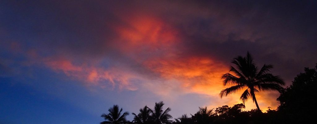 atardecer en le daintree australia