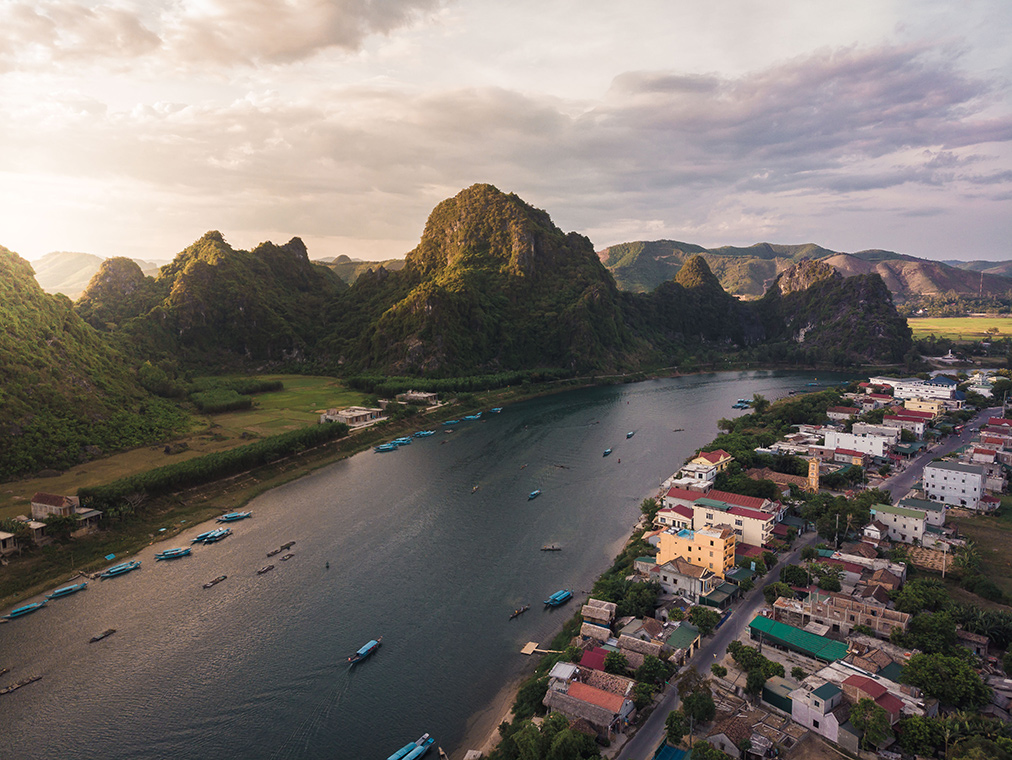 phong nha desde el aire