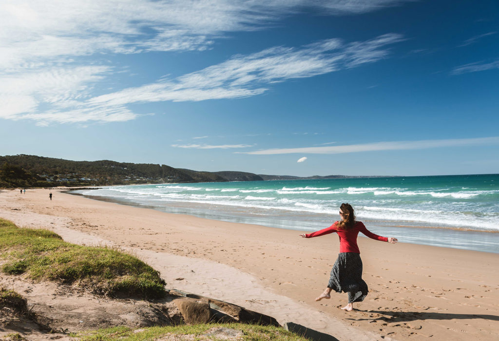 Playa de Lorne en la Great Ocean Road