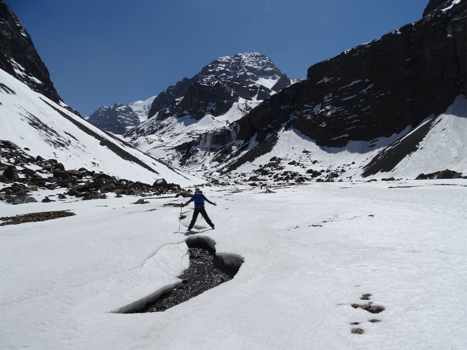 Glaciar La Paloma en Santiago de Chile