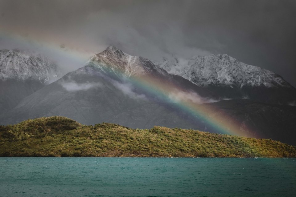 Arcoiris en el lado de Queenstown