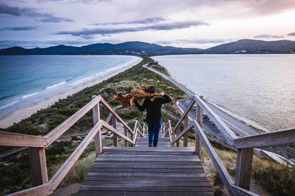 mirador The Neck en Bruny Island