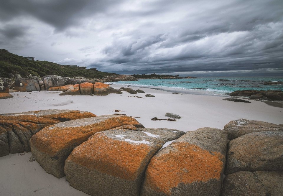 bay of fires en el norte de tasmania