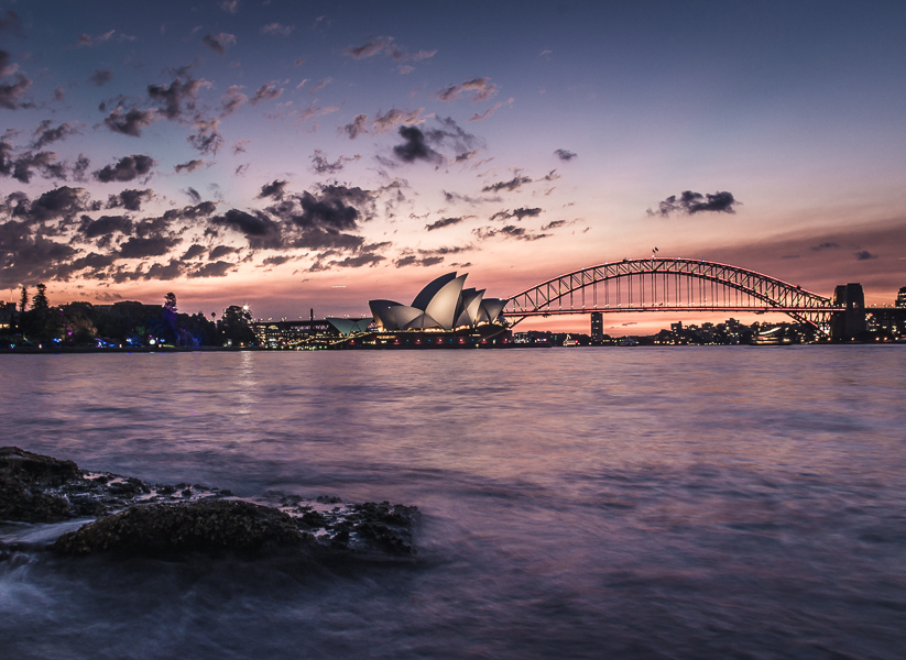 que hacer en Sydney vistas al opera house y harbour bride