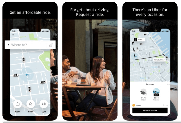 apps de viajes uber para moverse