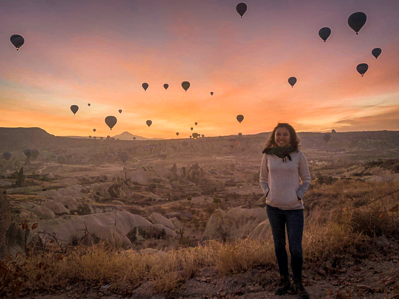 Amanecer en Capadoccia, Turquía