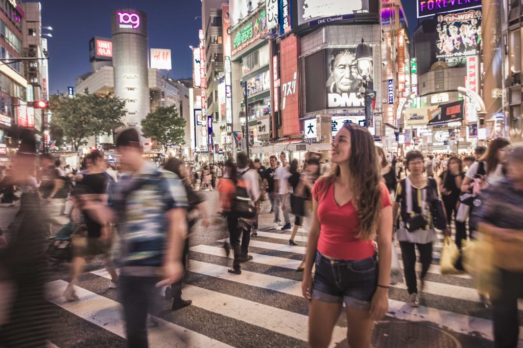 calles de Tokyo en la guía para viajar a Japón