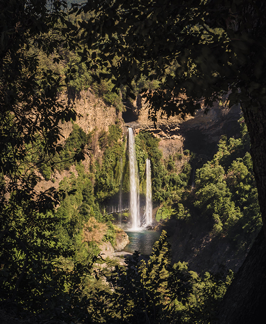 Cascadas en parque nacional siete tazas