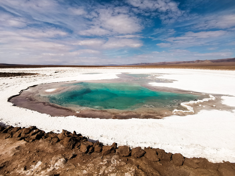 lagunas de baltinache en San pedro de atacama